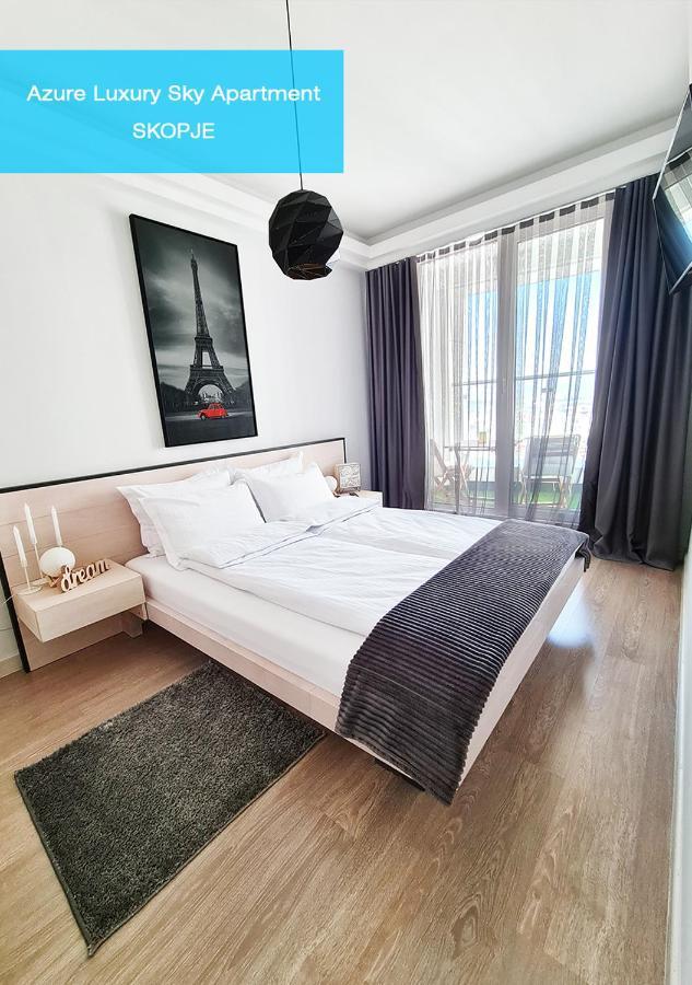 Azure Luxury Sky Apartment Skopje Ngoại thất bức ảnh