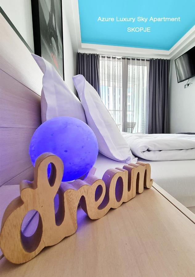 Azure Luxury Sky Apartment Skopje Ngoại thất bức ảnh