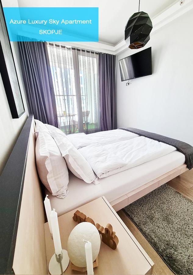 Azure Luxury Sky Apartment Skopje Ngoại thất bức ảnh