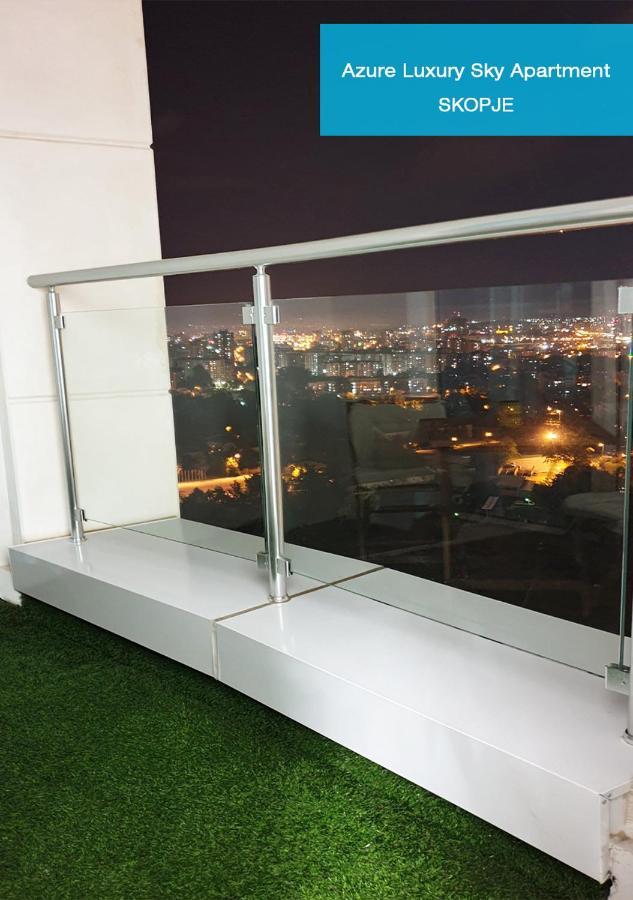 Azure Luxury Sky Apartment Skopje Ngoại thất bức ảnh