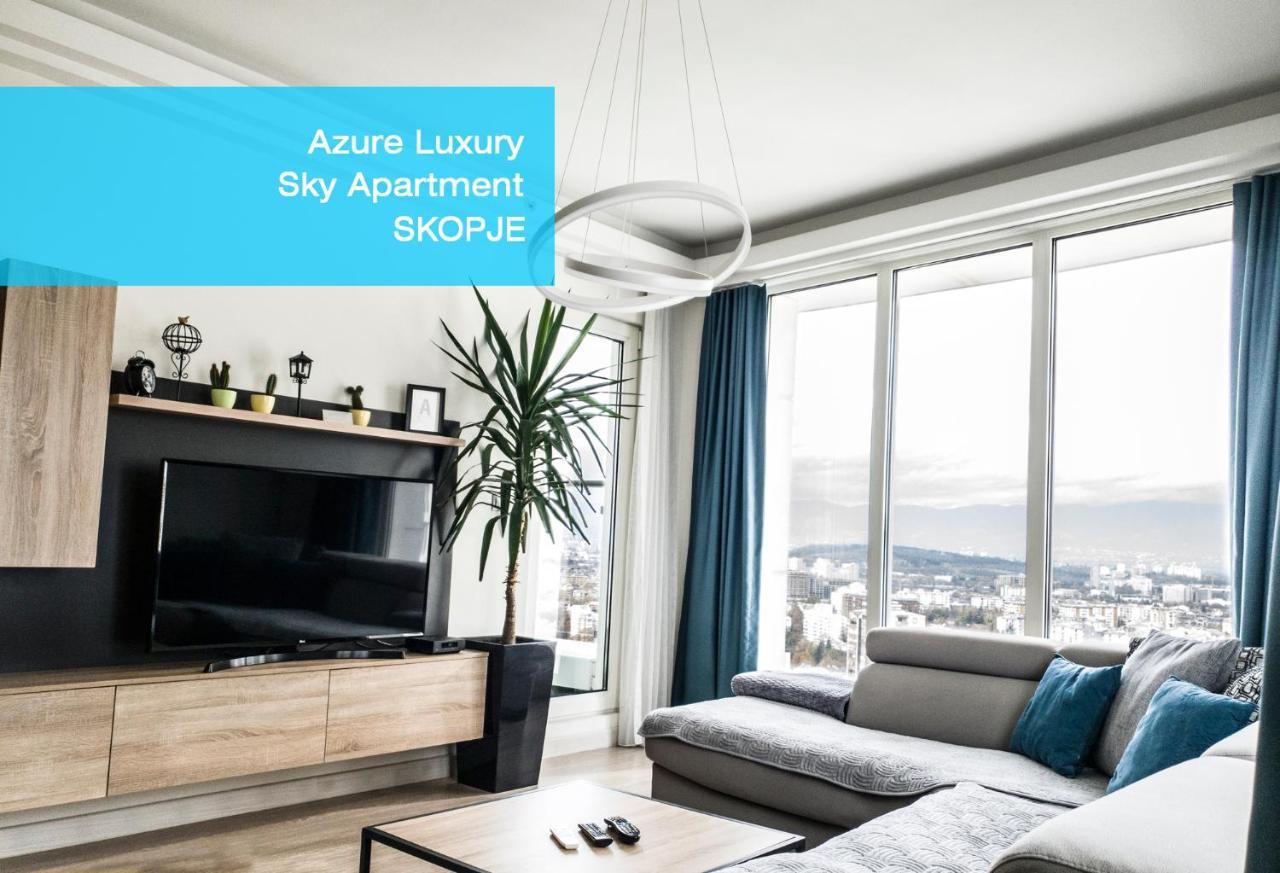 Azure Luxury Sky Apartment Skopje Ngoại thất bức ảnh