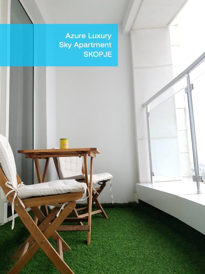 Azure Luxury Sky Apartment Skopje Ngoại thất bức ảnh