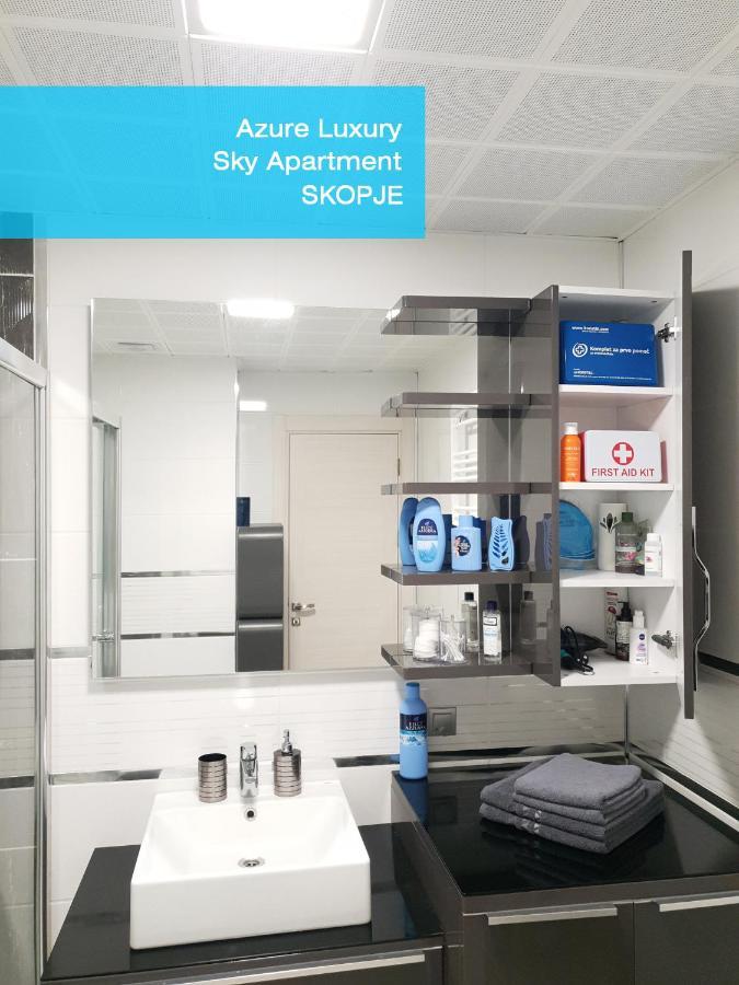 Azure Luxury Sky Apartment Skopje Ngoại thất bức ảnh