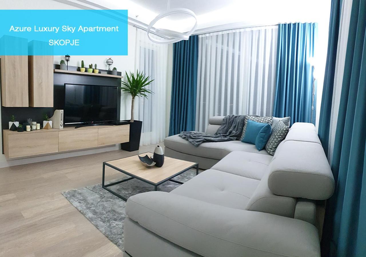 Azure Luxury Sky Apartment Skopje Ngoại thất bức ảnh