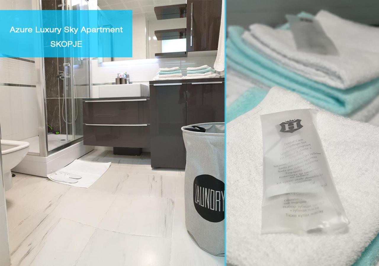 Azure Luxury Sky Apartment Skopje Ngoại thất bức ảnh